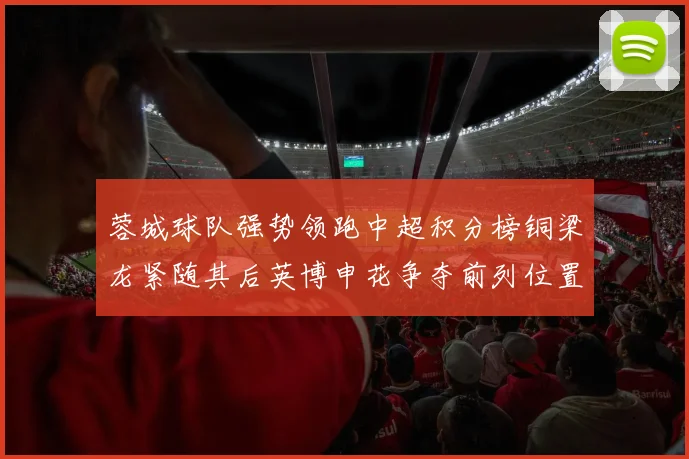蓉城球队强势领跑中超积分榜铜梁龙紧随其后英博申花争夺前列位置